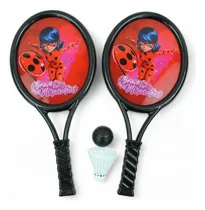 Comprar Set Juego Raquetas Lady Bug Miraculous Juguete Niños