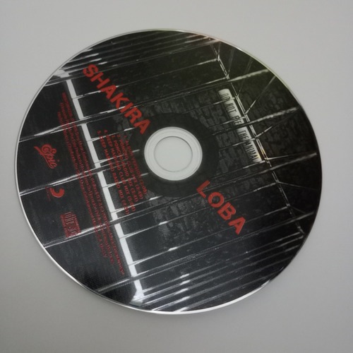 Shakira She Wolf Cd Single Sencillo Loba 2009 Cd (Usado)