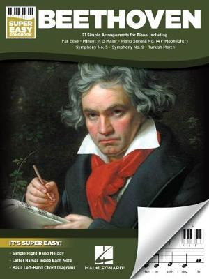 Libro Beethoven - Super Easy Songbook : 21 Simple Arrange...