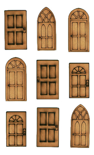 Formitas Formas Madera Mdf Puertas Puertitas Casa X10