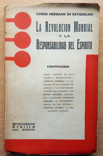 La Revolución Mundial Y La Responsabilidad Del Espíritu