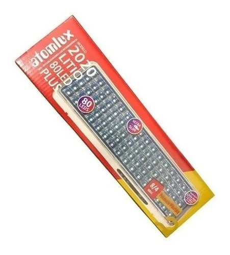 Imagen 4 de 5 de Luz De Emergencia Atomlux 2020 Litio 80 Led Plus Ultra Slim