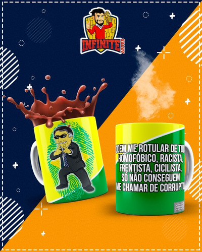 Imagem 6 de 10 de Canecas Personalizadas Bolsonaro !!!!