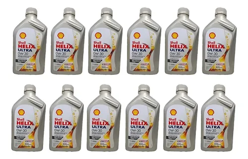 Óleo Shell Helix Ultra Ect C2/c3 0w30 - 1l Kit C/ 12un | Frete grátis