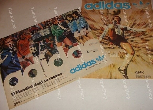 1978_dos Publicidades  adidas : La Marca Del Mundial: Kempes