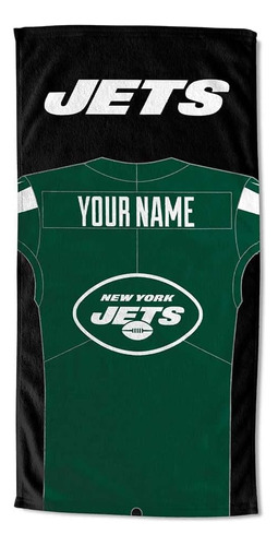 Toalla De Playa Personalizada De New York Jets De Nfl, ...