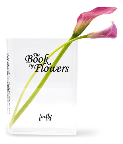 Florero De Acrílico Transparente Para Flores ' El Libro De L