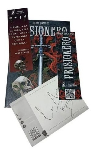 Imagen 2 de 3 de Prisionero - Roma Damned - Tarjeta Autografiada