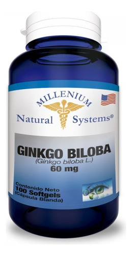 Ginkgo Biloba 60 Mg X 100 Soft - Natural Systems