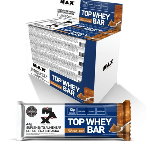 Top Whey Bar Performance Cx 12 Uni - Max Titanium