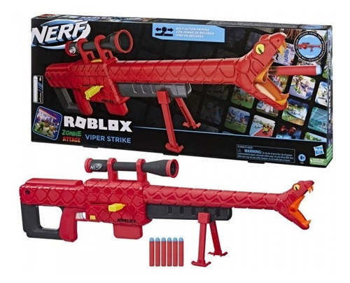 Lanzador Dardos Nerf Roblox Cobra Viper Strike / Diverti
