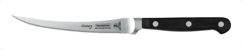 Cuchillo para tomate Tramontina Century 5 con hoja de acero inoxidable negro
