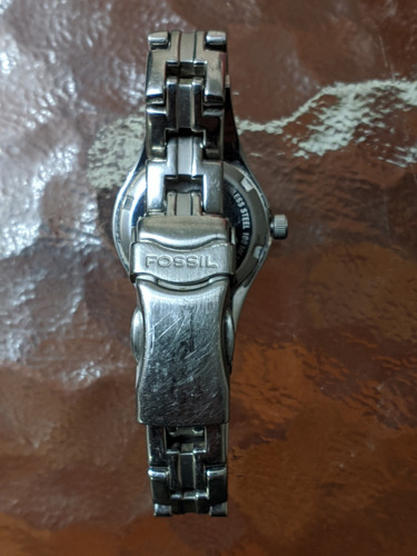 Reloj Fossil Blue Am-3861 Genuino Acero Inoxodable (Usado)