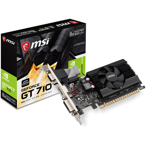 Tarjeta Video Msi Nvidia Geforce Gt 710 2gd3 Lp 2gb Ddr3