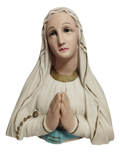 Figura De Pared Imagen Religiosa Virgen María Mide 34cm Alto