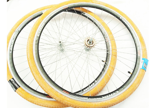Rines Bicicleta 28 Doble Perfil Kit,llantas, Cámara, Sprock 