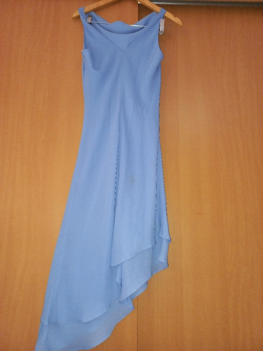 Vestido De Dama Azul Talla 8