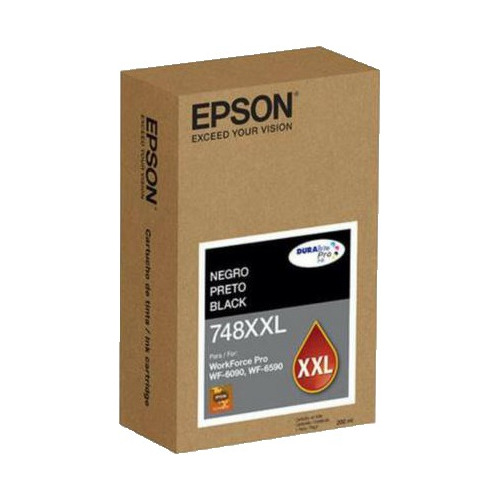 Cartucho Epson Wf-6590 T748xxl Negro Original