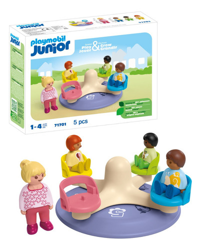 Figuras Para Armar Junior: Carrusel Playmobil