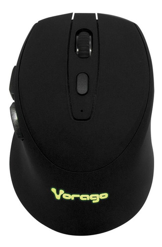 Imagen 1 de 4 de Mouse Inalámbrico Recargable Vorago Mo-306 Negro