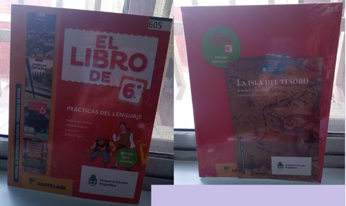 El Libro De 6 Prácticas Del Lenguaje Ed. Santillana + Novela