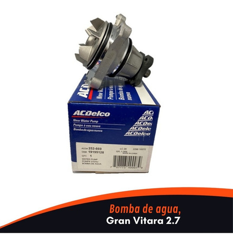 Bomba De Agua Gran Vitara 2.7
