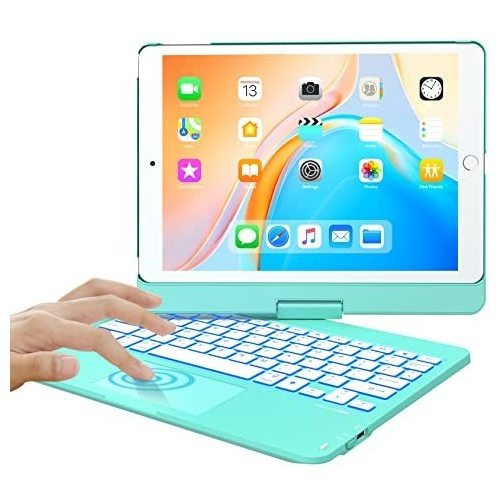 Chesona iPad 9th Generation Case With Keyboard, W8cfh