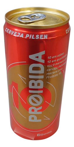 Cerveja Proibida Pilsen 269ml Kit Com 12 Unidades