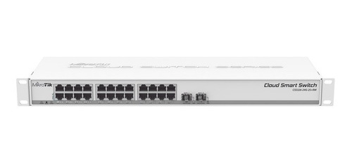 Switch 24 Puertos Gigabit 2 Puertos Sfp Css326-24g-2s+rm 