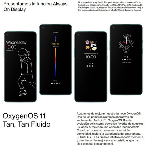 Oneplus 8t 5g 128gb+8gb Snapdragon 865 6.55 120hz 48mp