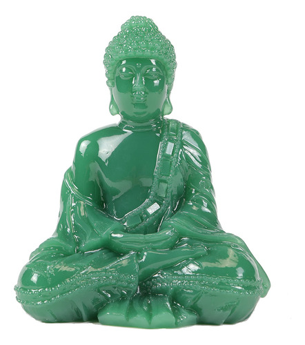 Figura De Buda Sentado Tailandés En Jade Para Decoración