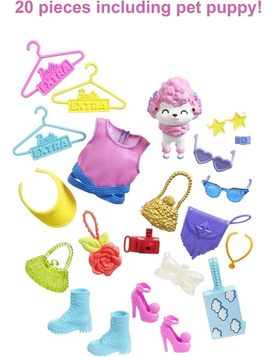 Set De Juego Barbie Extra Máquina De Sorpresas 20 Accesorios