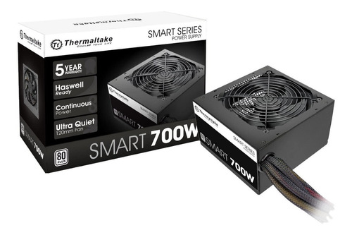 Fuente Thermaltake Smart 700w Atx 80+ Ultra Silencioso