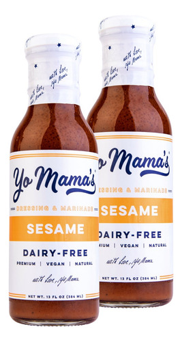 Yo Mama's 2Pack Aderezo Sésamo Asiático 368g