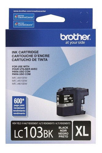 Tinta Original Brother Lc-103bk Xl