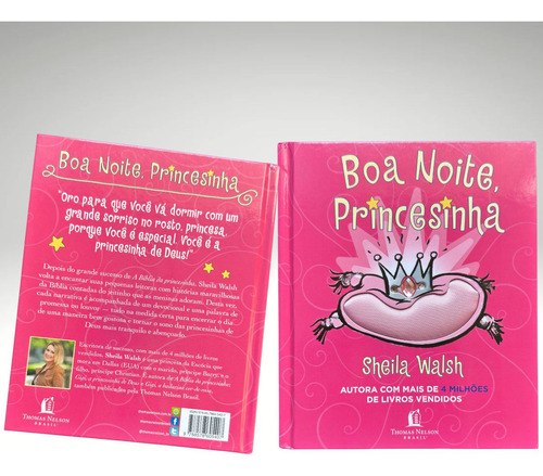 Boa Noite, Princesinha | Sheila Walsh: Uma Obra Que Combina Beleza, Amor E Fé, Ensinando Pequenas Princesas A Dormir Com Esperança E Corações Cheios De Gratidão.