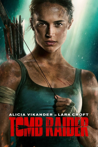 Posters Cine Tomb Raider Lona Vinilica Peliculas 90x60 Cm