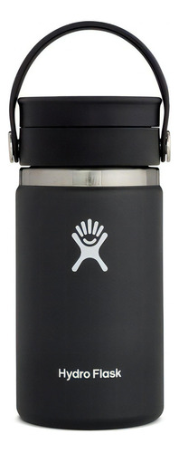 Botella Térmica Boca Ancha Hydro Flask 355ml 12oz Color Negro