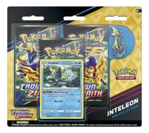 Comprar Pokemon Crown Zenith Tripack Pin Blister Inteleon Español