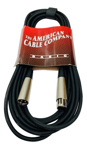 Cable De Microfono Xlr A Xlr 6mt 20 Pies Ms2 American Cable