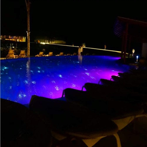 Lámpara De Piscina Led Luz Subacuática Ip68 A Prueba Rgb