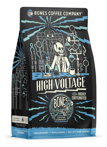 Bones Coffee Company - Café En Granos Enteros High Voltage.