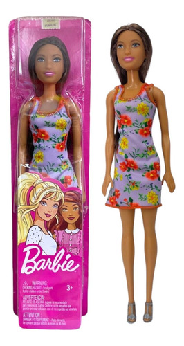 Muñeca Barbie Clasica C/ Vestido Original Pce T7439 Bigshop
