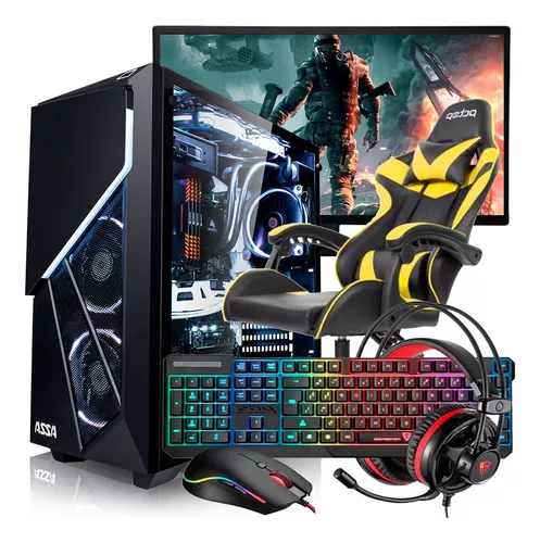 Pc Gamer Amd Fenix + Kit Game Full Hd Completo + Cadeira