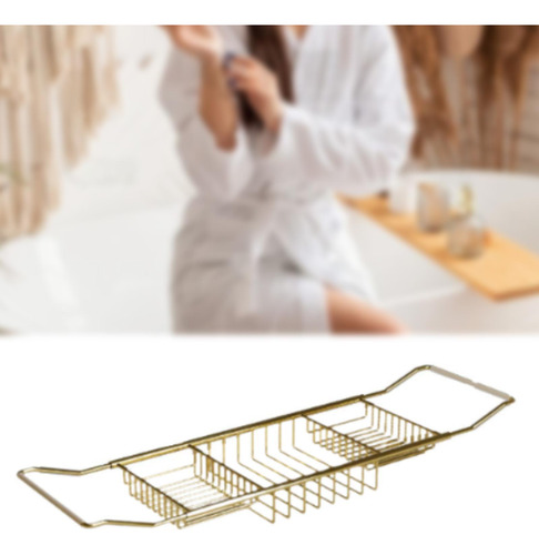 Tablero De Mesa Para Bañera, Bandeja De Mesa Oro