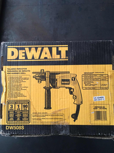 Dewalt Dw508s Taladro Percutor 1/2 700w Original