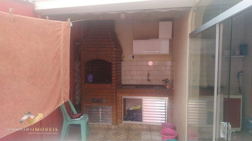 Imagem 5 de 30 de Sobrado Com 3 Dormitórios À Venda, 124 M² Por R$ 700.000 - Vila Camilópolis - Santo André/sp - So1300