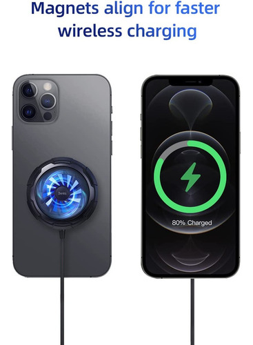 Imagen 3 de 10 de Benks Cargador Inalámbrico Gamer Magsafe iPhone 13 Mini 12 M
