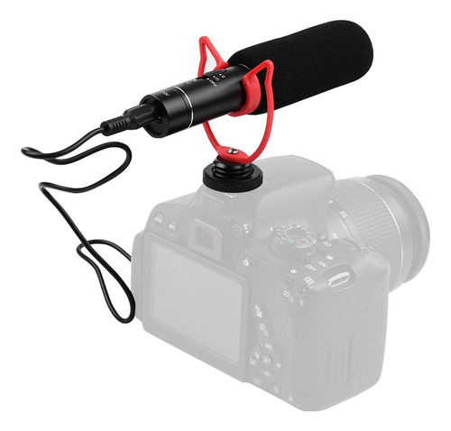 Microfone De Vídeo Andoer Acessórios De Microfone Condensa