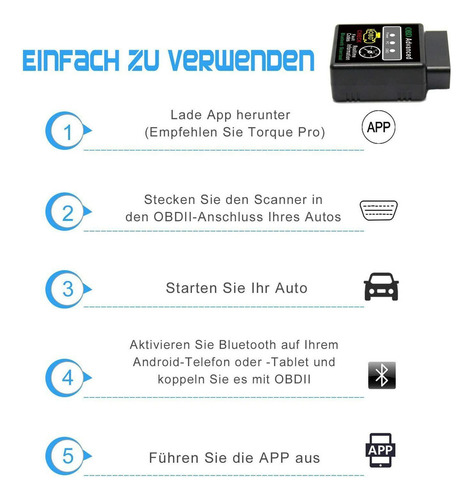 Escáner De Módulo Obd2 Obd2 Profesional Bluetooth